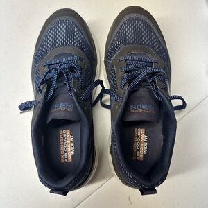 Skechers Black and Navy Goga Mat Men’s 7.5